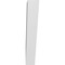 Ekena Millwork 3 1/2-in. W x 14-in. D x 22-in. H Traditional Architectural Grade PVC Knee Brace BRCP035X14X22TRA - alternate 4